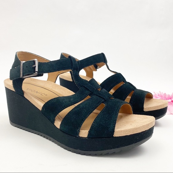 vionic tawny platform wedge
